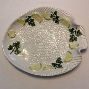 Ceramic Fish Dish Bassano
